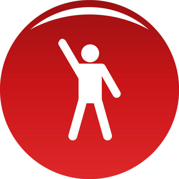 红色贴纸人物贴纸图标图片下载