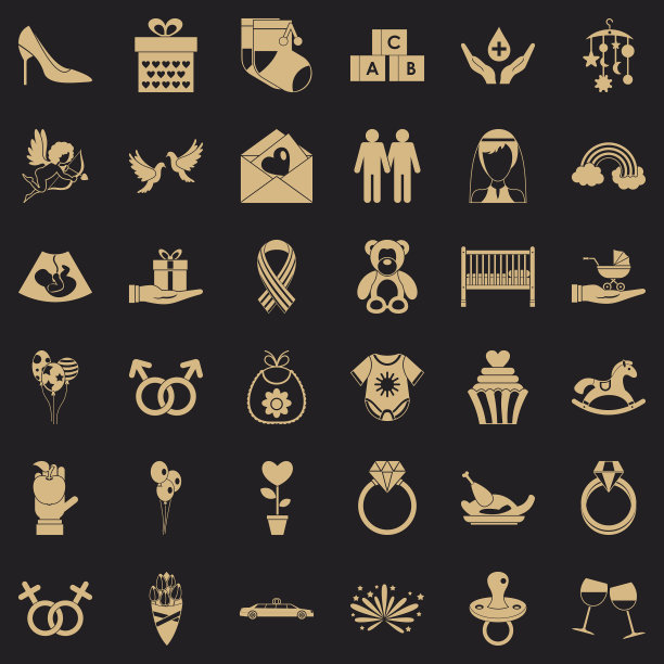 喜爱图标设置简单的风格图片下载