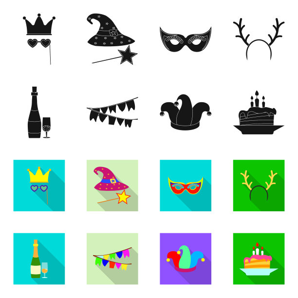 派对及生日标志图片下载