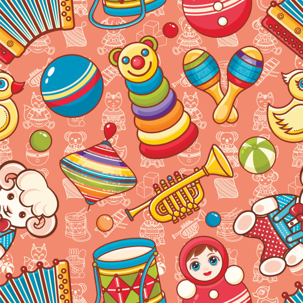 乐器和婴儿玩具图片下载