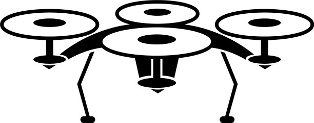 简单的四轴飞行器图标风格图片下载
