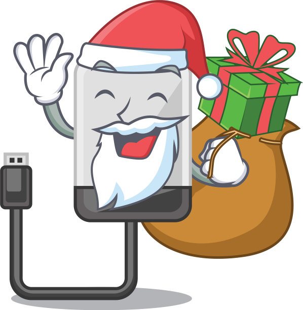 圣诞老人的礼物是卡通硬盘图片下载