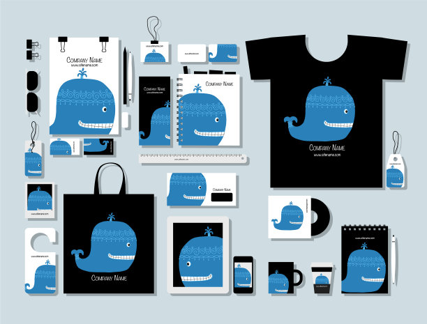 企业单位模型模板蓝鲸图片下载