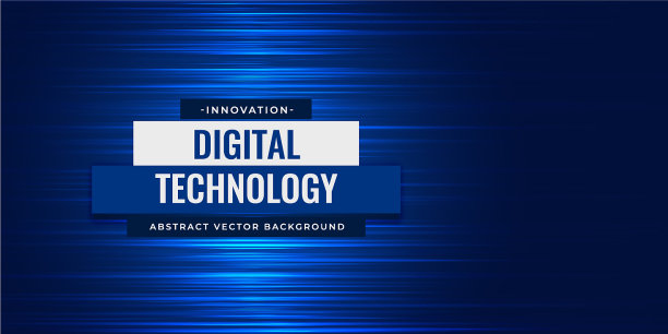 抽象数字蓝线背景图片下载