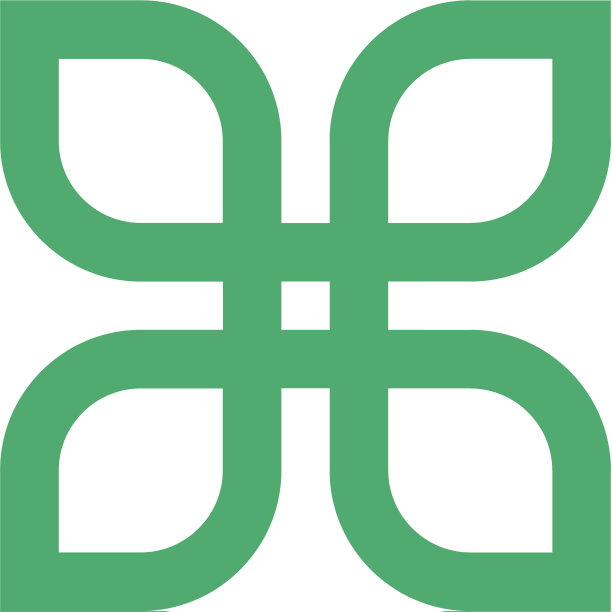 抽象的花卉标志模板图片下载