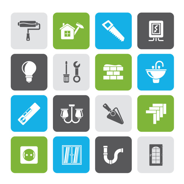 家居维修和装修图标图片下载