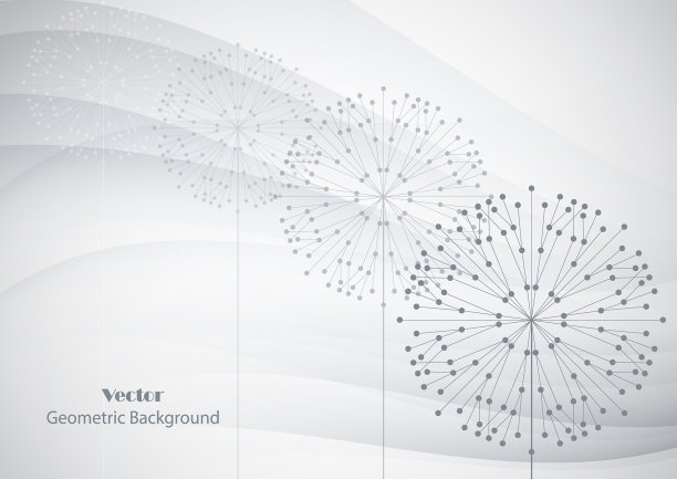 有连接的线和点的几何图案图片下载