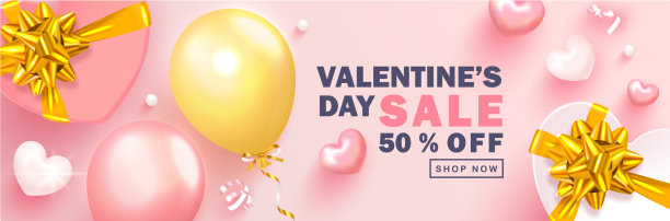 情人节促销背景浪漫图片下载