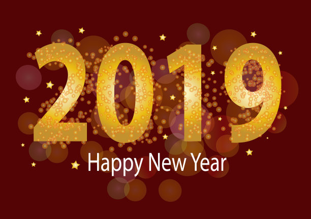 2019年新年贺卡图片下载