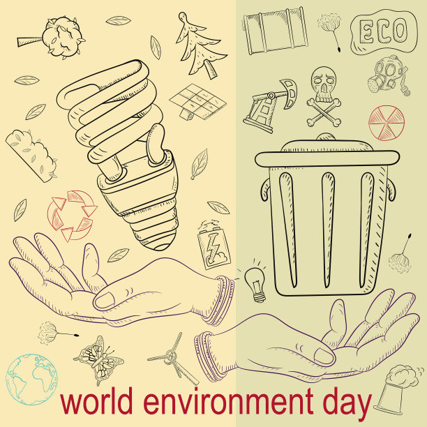 人体各种物体的轮廓设计图片下载