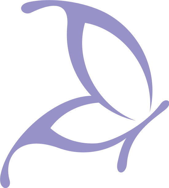 紫蝶logo模板图片下载