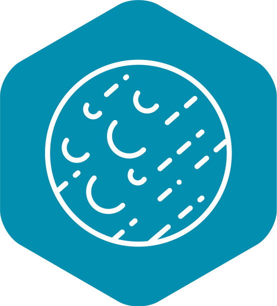 天王星行星图标轮廓风格图片下载