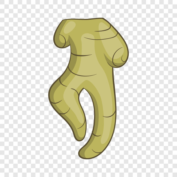 人参根图标卡通风格图片下载