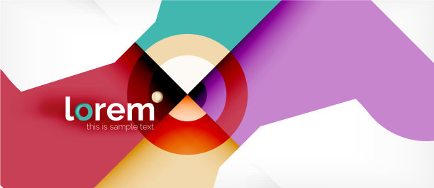 几何色彩的形状构成抽象图片下载