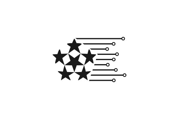 星星数字Logo设计灵感图片下载