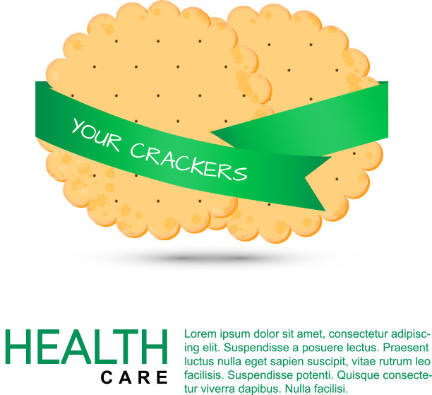 圆形饼干用于健康隔离饼干图片下载