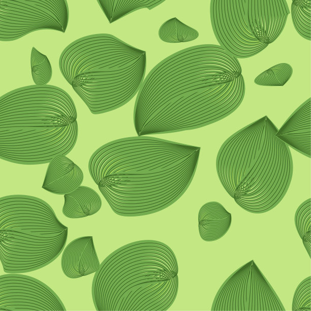 无缝模式热带树叶图片下载