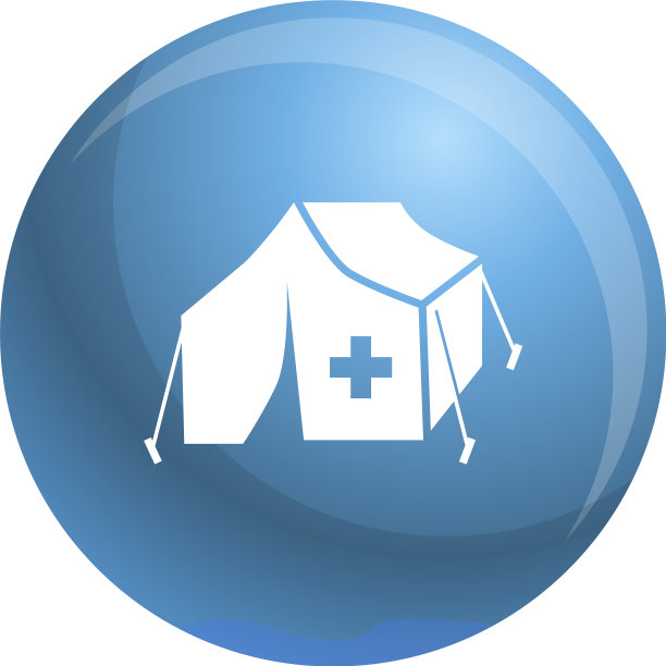 移民帮助帐篷图标风格简单图片下载