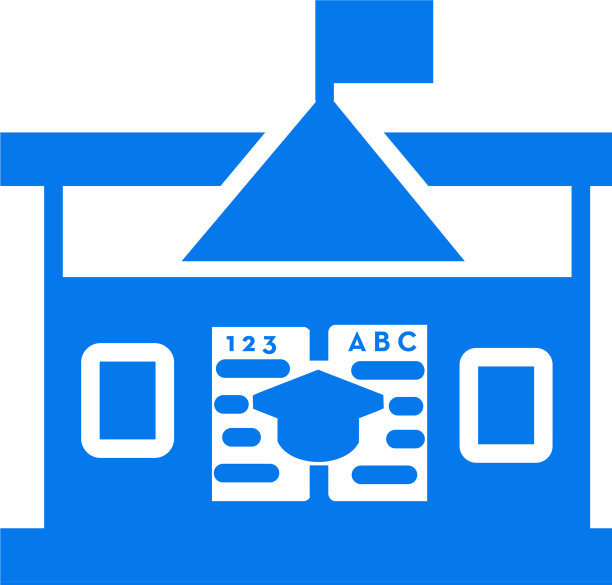 教育标志-学校与旗帜教育图片下载