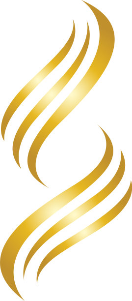 头发波浪标志离子模板图片下载