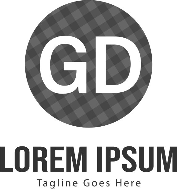 GD现代框架Logo模板图片下载