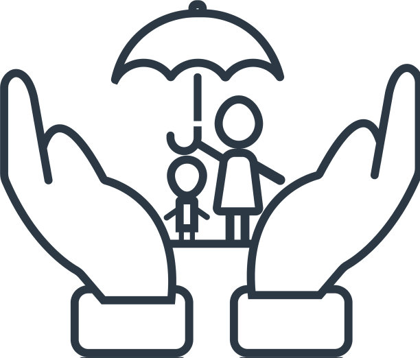 家庭人寿保险图标图片下载