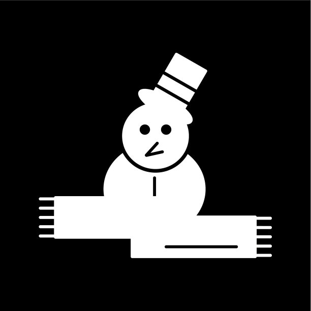 雪人图标图片下载
