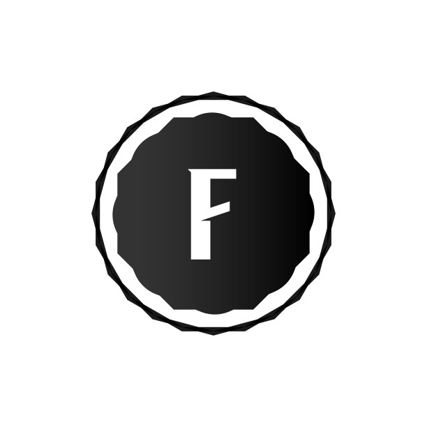 首字母F标志设计模板图片下载