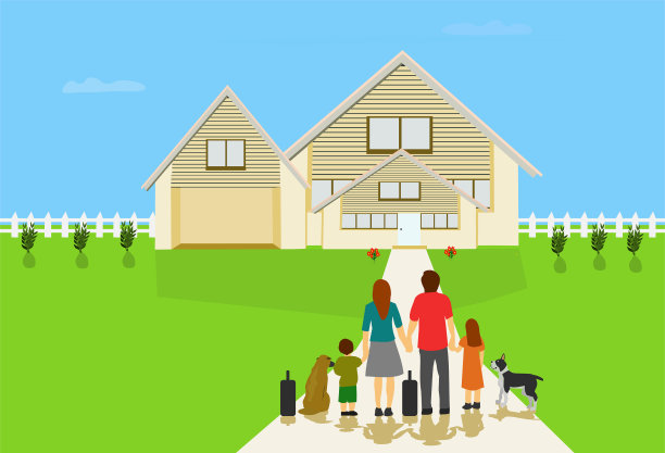 父母将住在新房子里图片下载