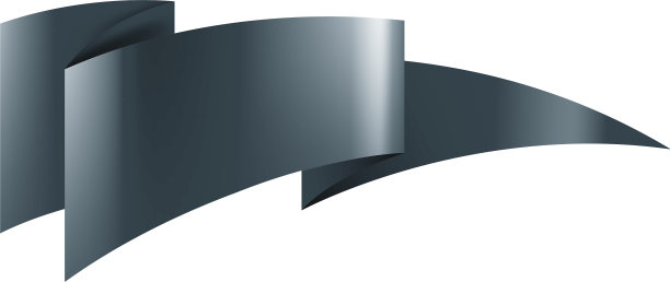 白色背景上的黑丝带图片下载