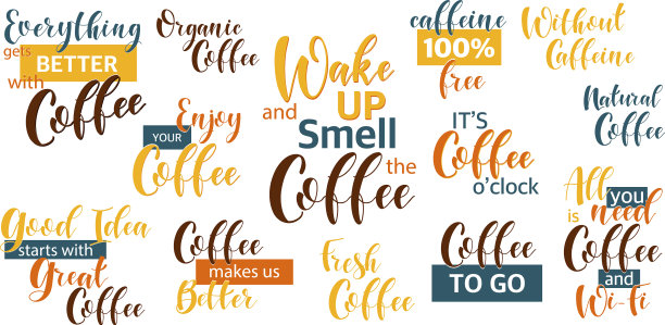 在咖啡报价上刻字图片下载