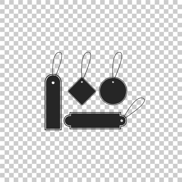 空白标签模板价格标签设置图标孤立图片下载