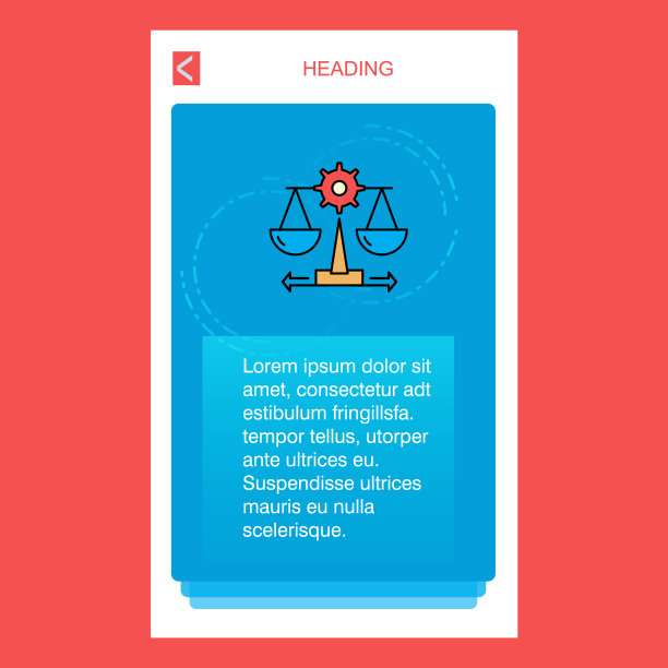 正义移动垂直横幅设计设计图片下载