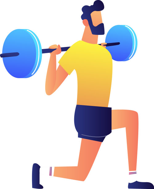 用杠铃举重运动员图片下载