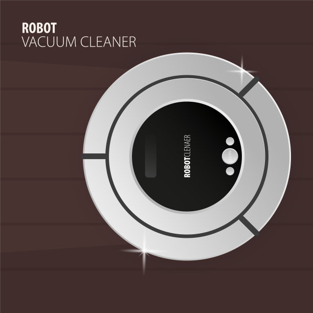 机器人吸尘器在木地板智能图片下载