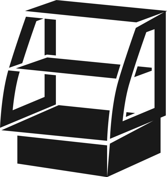 冰箱展示图标简单的风格图片下载