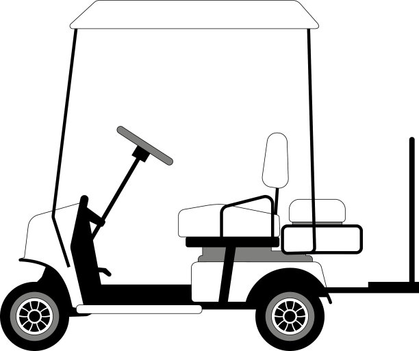 电动高尔夫车平地图片下载