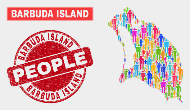 巴布达岛地图人口和挠图片下载