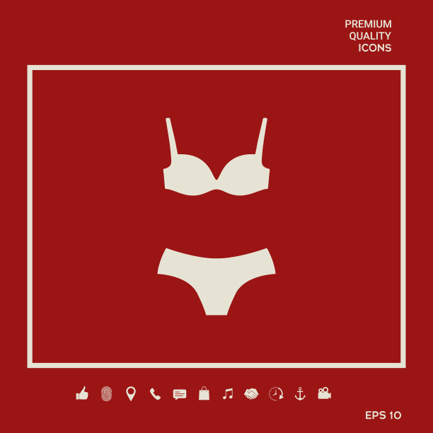 套式内衣或泳装两件套比基尼图片下载