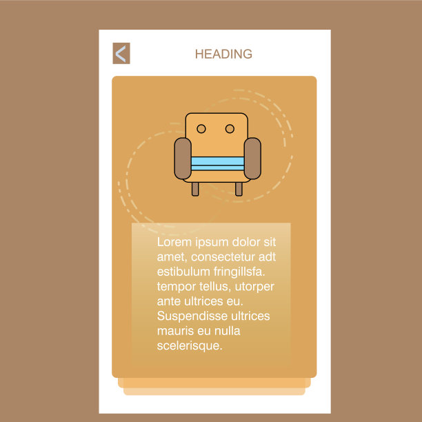 沙发移动垂直横幅设计设计图片下载