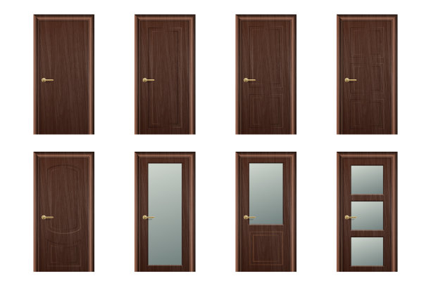 现实的不同封闭的棕色木制图片下载