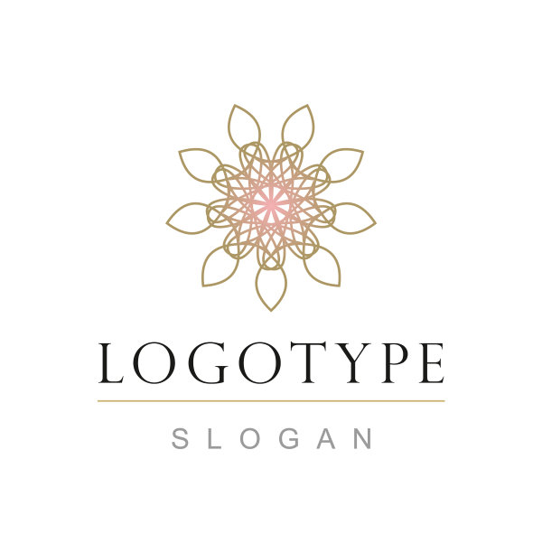 圆形几何装饰标志图片下载