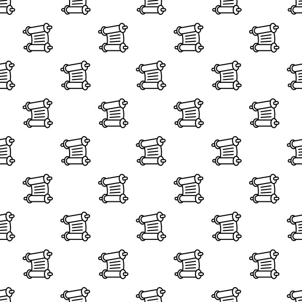 托拉纸莎草图案无缝衔接图片下载