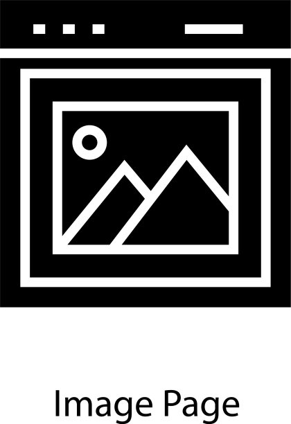 网页画廊的形象图片下载