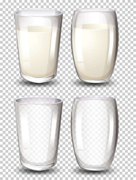 一套牛奶杯图片下载