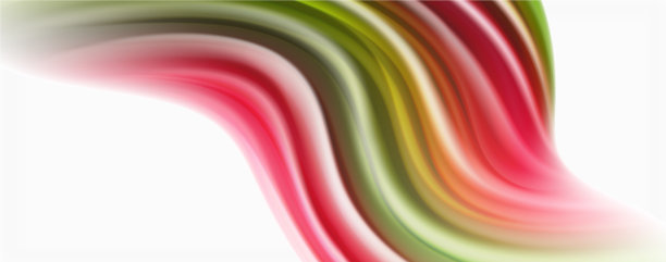 现代科技流体色彩流动上的白色五彩缤纷图片下载