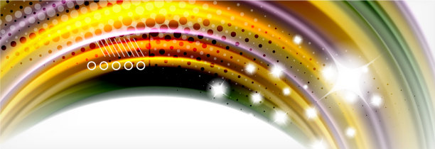 平滑的液体模糊波浪背景颜色流图片下载