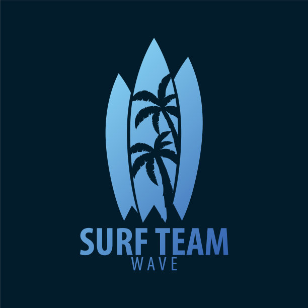 为网页设计或印刷冲浪图形和徽章图片下载
