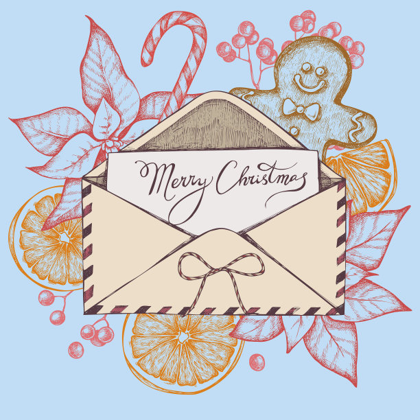 彩色字母构图图片下载