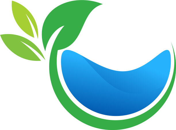 叶子水标志图标设计图片下载